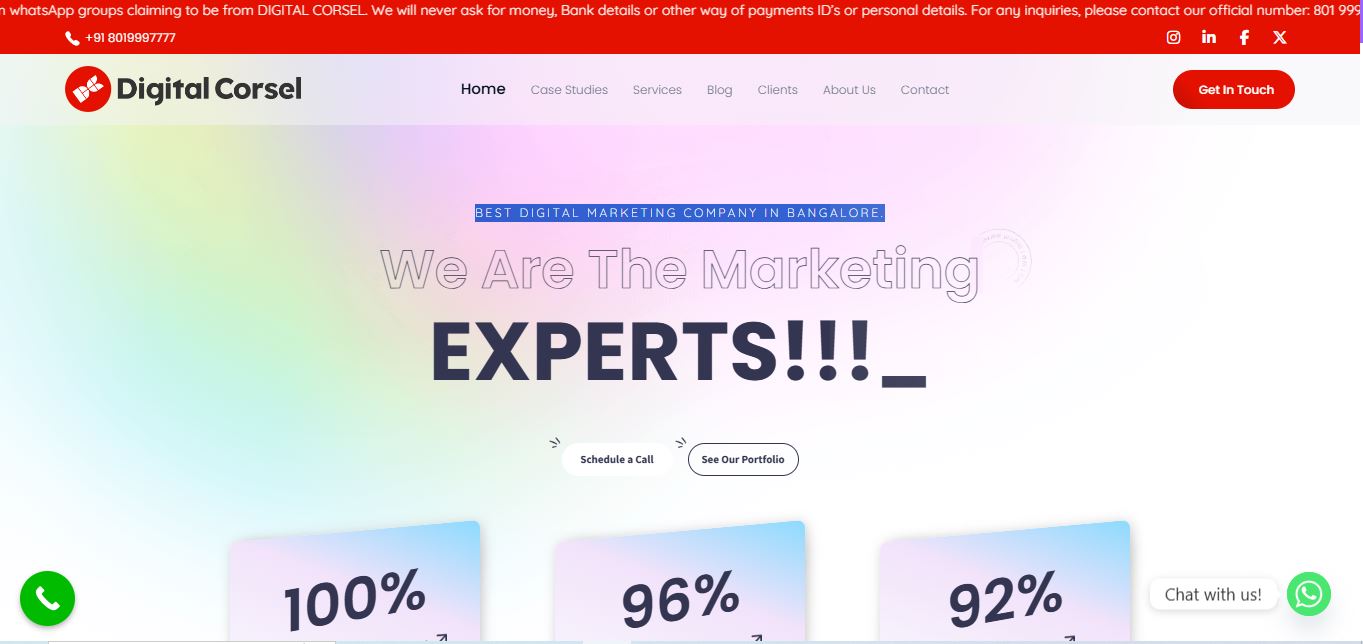 Digital Corsel - Best Digital Marketing Company in Bangalore | SEO Agency 