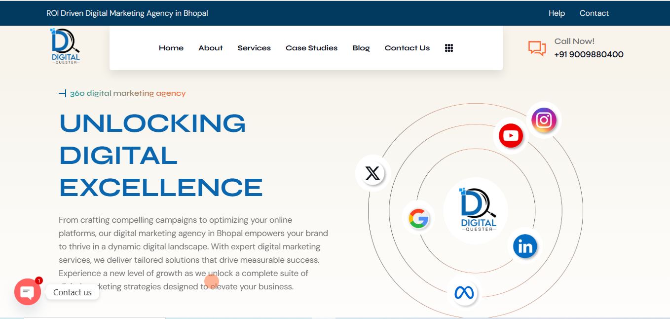 Digital Quester: Digital Marketing Company in Bhopal | SEO Agency | Website Design Services 