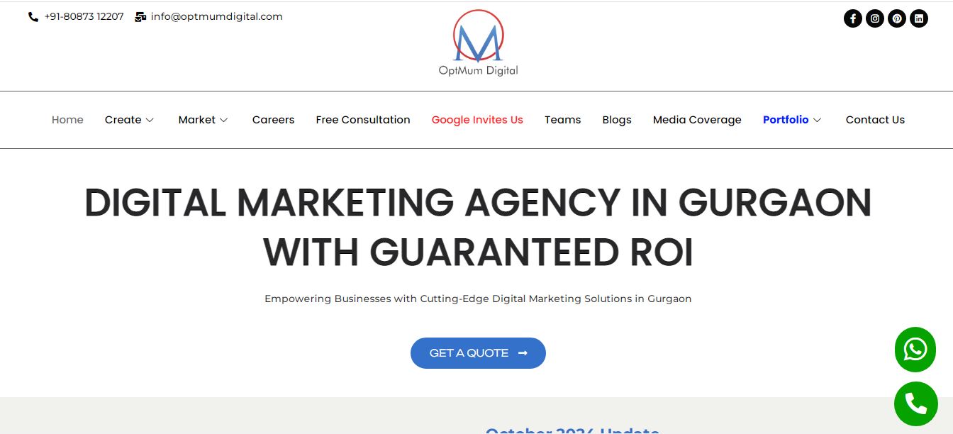 OptMum Digital Marketing Agency in Gurgaon