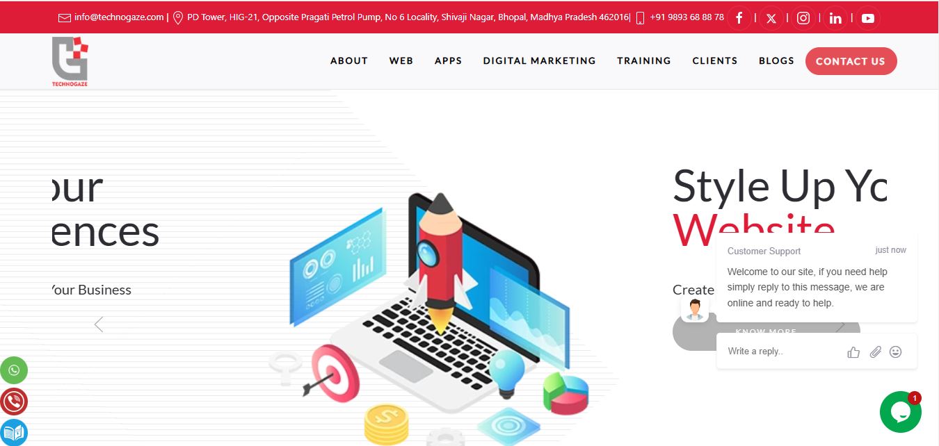 TechnoGaze: Digital Marketing Course, Coaching & Institute In Bhopal | Digital Marketing Company & Agency In Bhopal 
