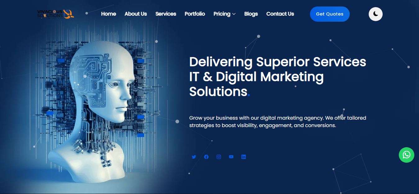 Vivacious Solutions- Best digital marketing agency agra/SEO Agency in Agra/website Designing Company 