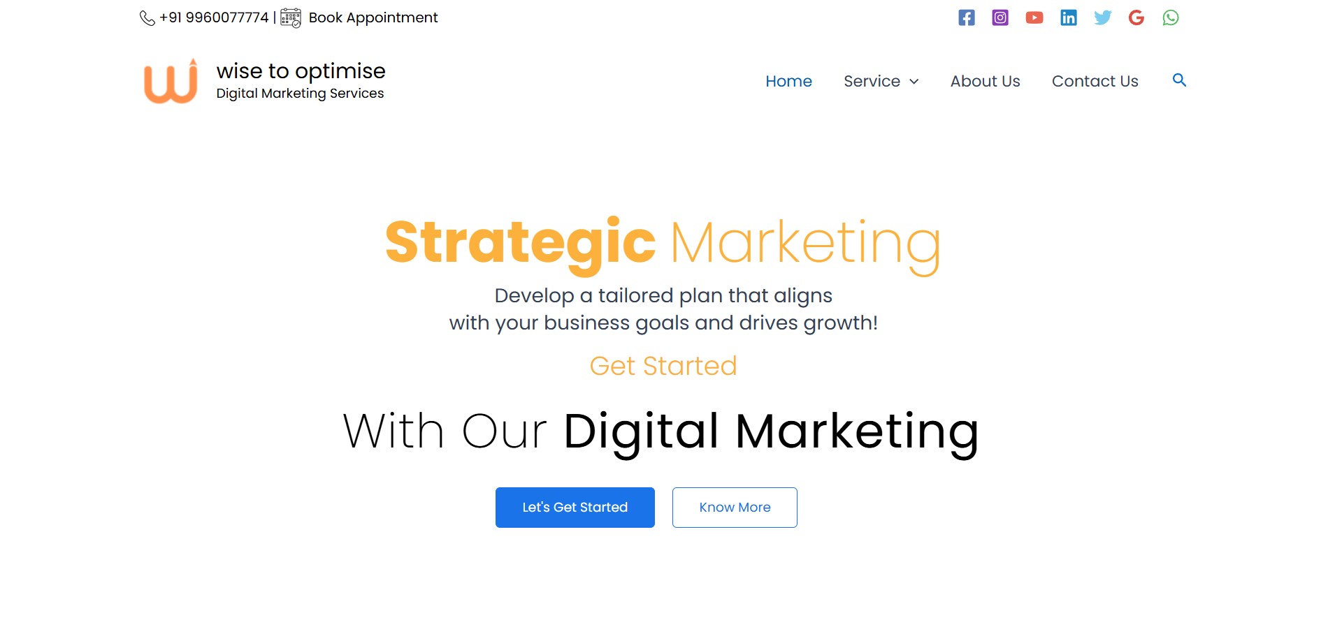 Wise to Optimise Digital Marketing Services