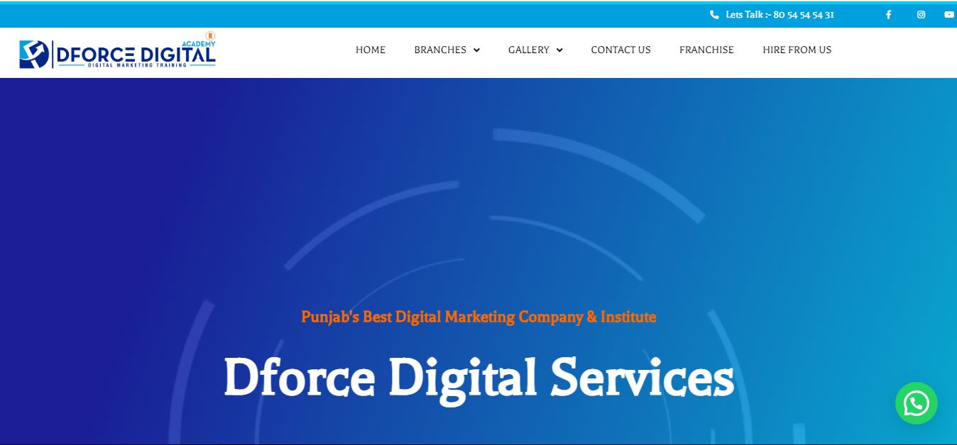 Dforce Digital Academy | Digital Marketing Institute Amritsar 