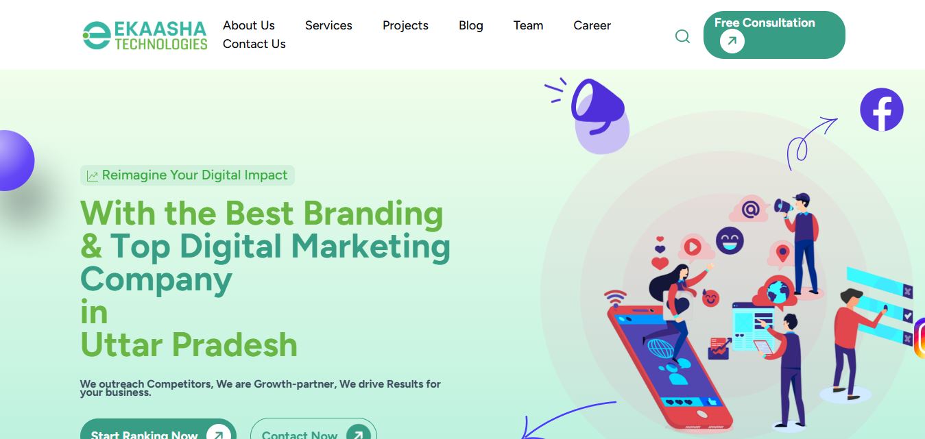 Ekaasha Technologies PVT. LTD.âœ… | Best Digital Marketing Company in Allahabad, SEO Company, Social Media Marketing Agency 