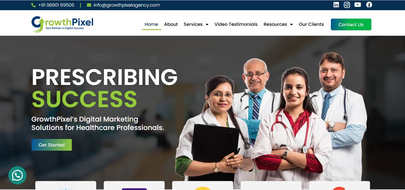 GrowthPixel - Best Healthcare Digital Marketing Agency in Lucknow | SEO | Digital Marketing for Doctors, Hospitals & Clinics
