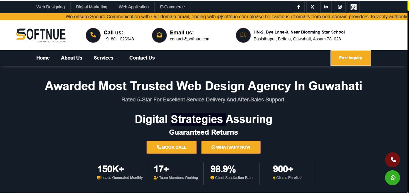Softnue - Website Development Company And Digital Marketing Agency 