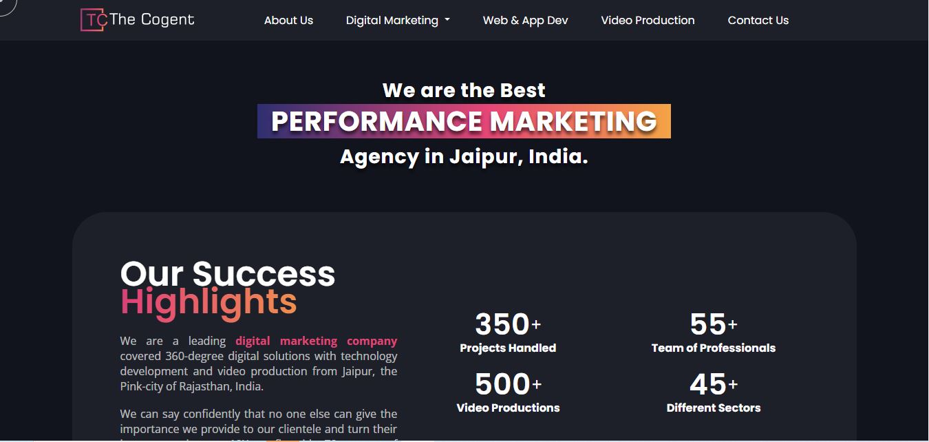 The Cogent - Digital Marketing | Best SEO Company in Jaipur 