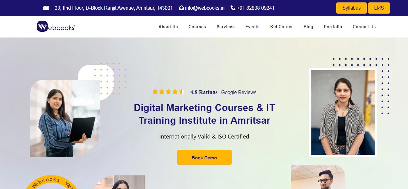 Webcooks | Digital Marketing Institute | IT Training Academy | Amritsar | Punjab 