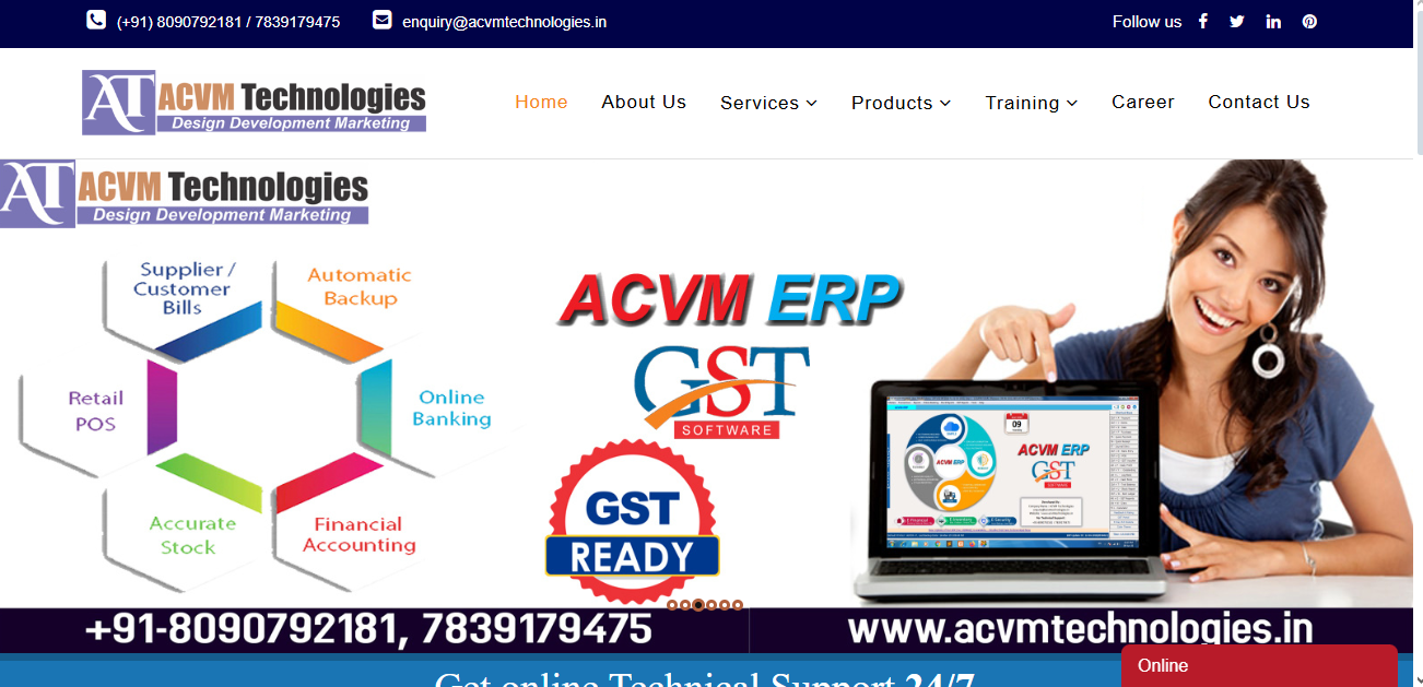 Website designing company in lucknow - ACVM Technologies