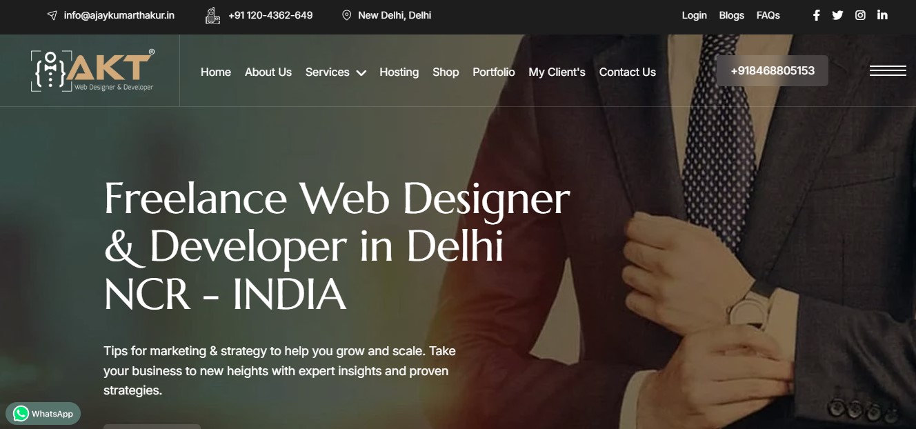 Freelancer Web Developer & Designer