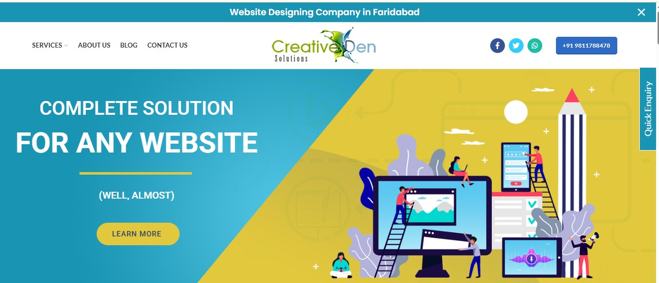 Creative Den Top Dynamic Website Design Companies in Faridabad | Best Developers ...