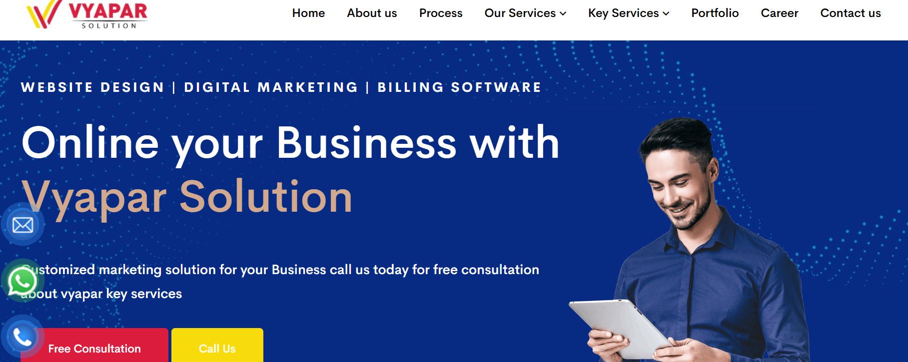 Vyapar Solution (Low Cost Website Design Company Nashik) 