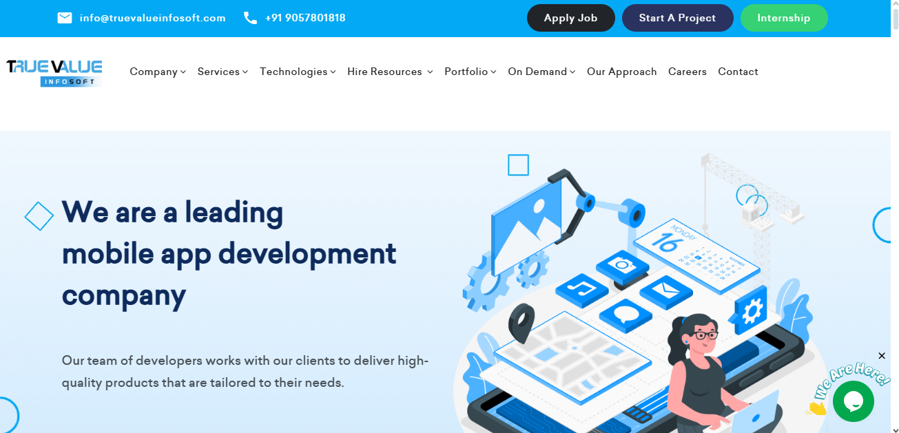 True Value Infosoft I Mobile App Development in India