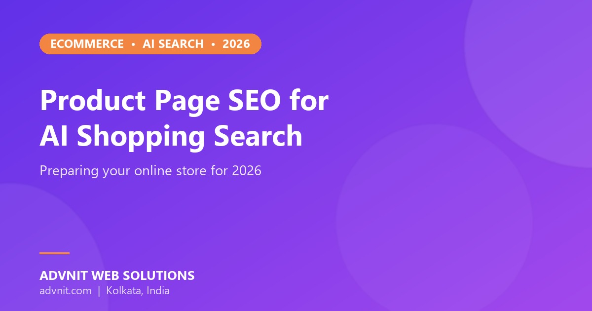 Product page SEO checklist for AI shopping search in 2026