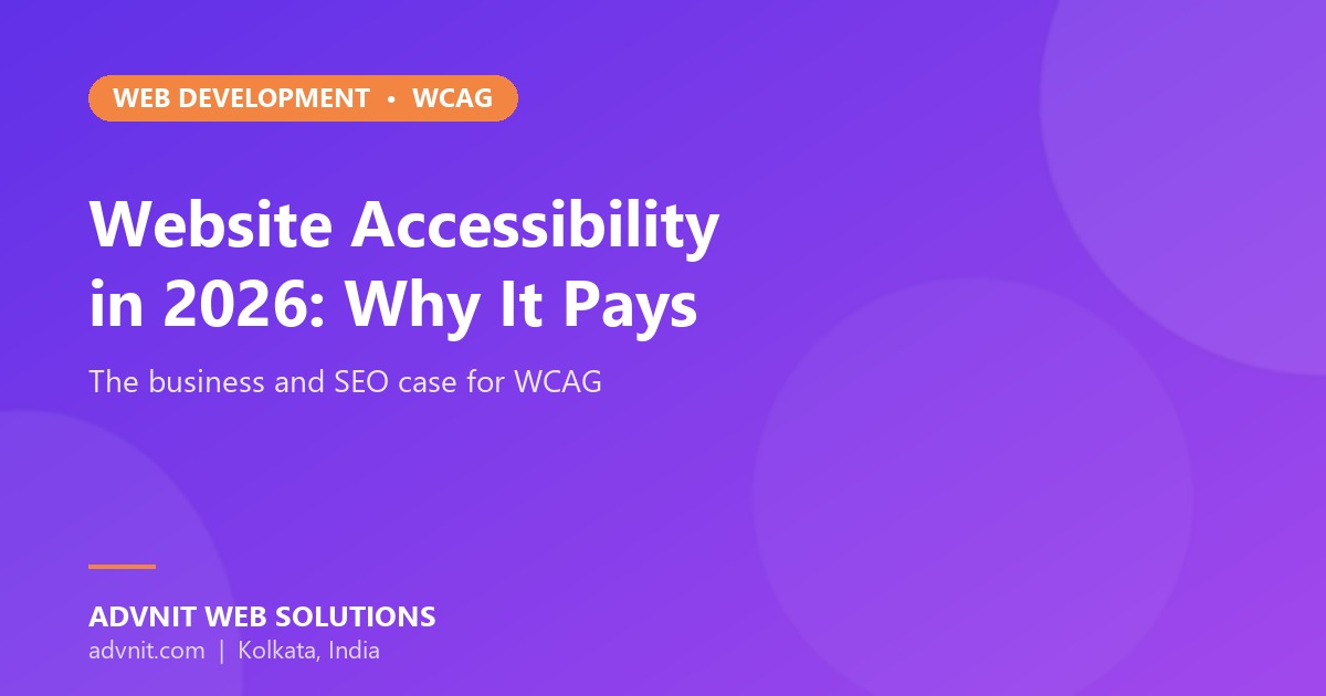 Website accessibility WCAG checklist for small business SEO