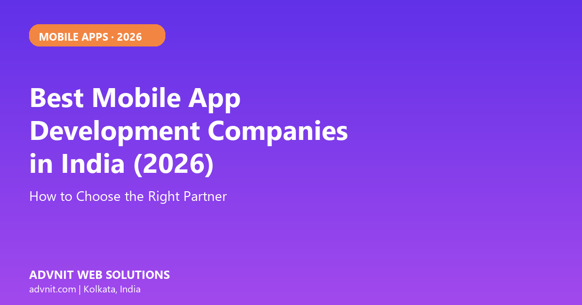 Best mobile app development companies in India 2026