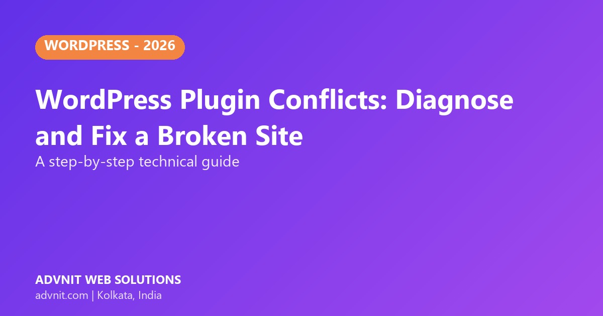 Diagnosing and fixing WordPress plugin conflicts